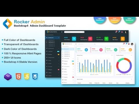 Rocker Dashboard admin Template