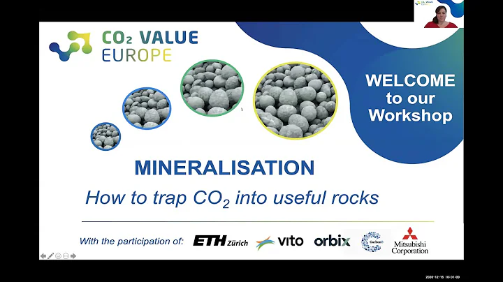 CVE Workshop   Mineralisation  How to trap CO₂ into useful rocks   15 December 2020