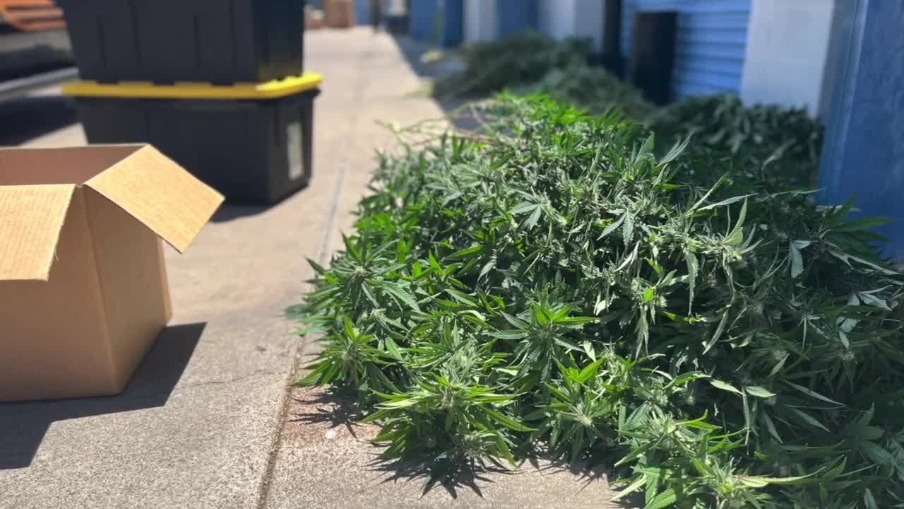 MCSO seizes hundreds of marijuana plants in Phoenix near 44th St and McDowell Rd