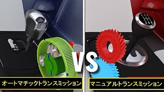 オートマチックとマニュアルトランスミッションの違い