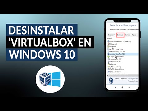 ¿Cómo desinstalar &#039;VIRTUALBOX&#039; de mi PC WINDOWS 10? - Eliminando programas