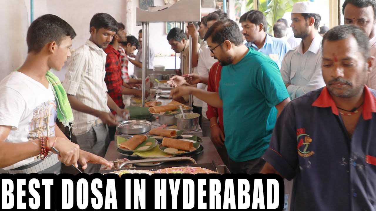 Amazing Dosa in Hyderabad | Pragathi Tiffins | Cheese Dosa | Butter Dosa  | Hyderabad Street Food | Street Byte