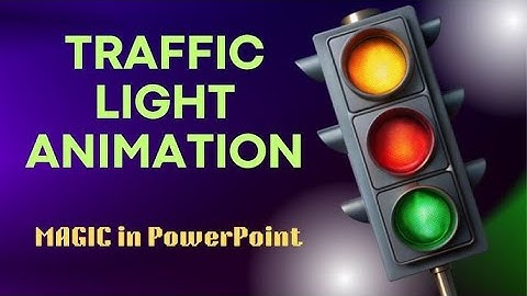 🚦 Traffic Light Animation in PowerPoint | Easy PowerPoint Animation Tutorial 2025