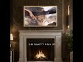 Soulaca 43" 4K Smart Mirror TV | Luxury Fireplace Wall & Home Décor Upgrade