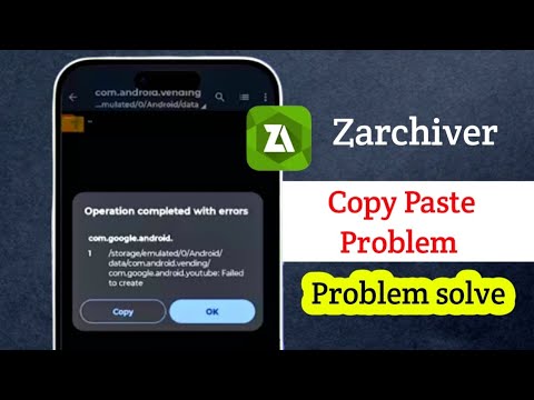 How To Fix Zarchiver Copy Paste Problem | Zarchiver Access Denied Problem