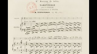 Henri Vieuxtemps, Tarantella op. 22, Nr. 5 - Ruggiero Ricci vs. Igor Oistrach, incl. first print