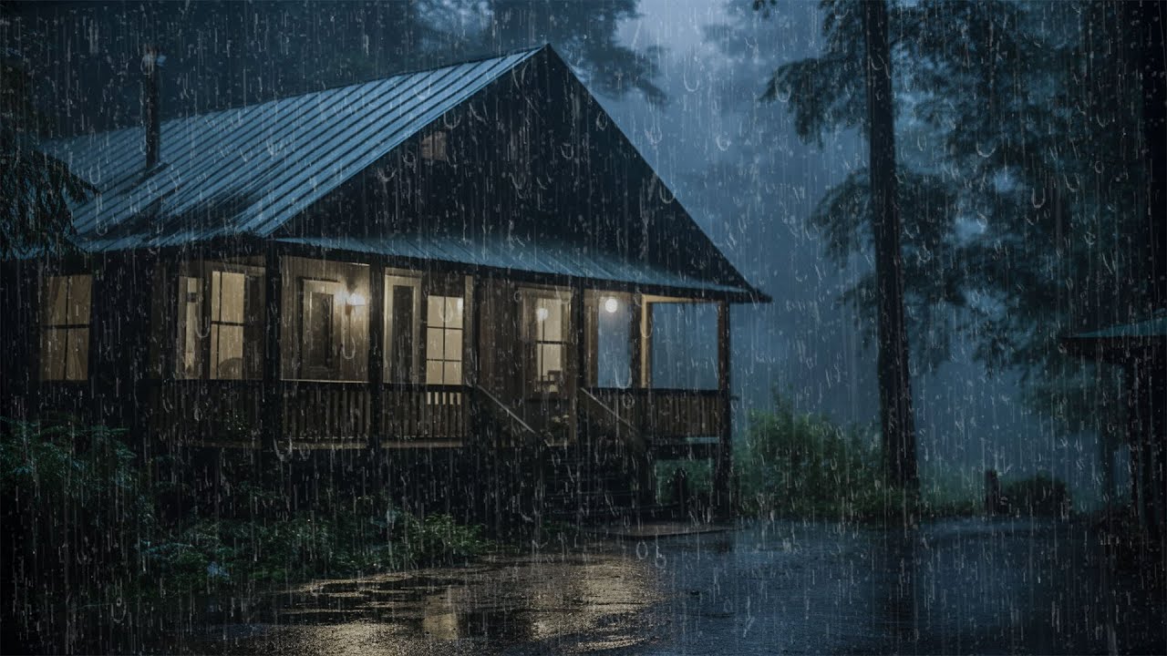 Acuéstate y Dormir en 5 Minutos ! con Sonidos de Lluvia y Truenos en ...