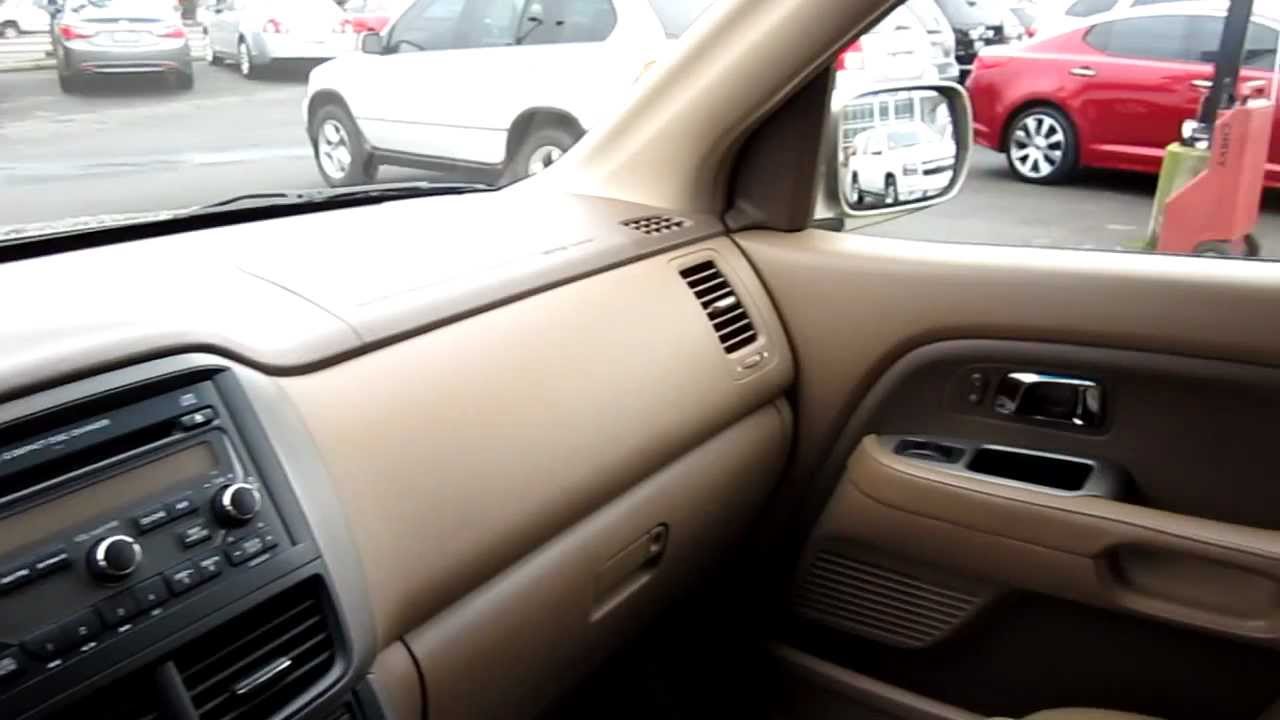 2006 Honda Pilot Ex L 4wd Tan Stock M1303031 Interior