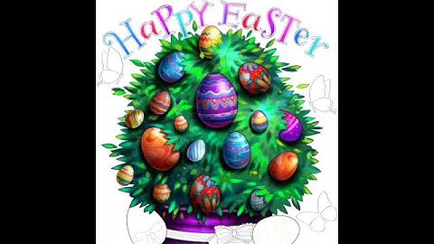 Paint Color Lite - A Plant Pot With An Easter Egg With A Two Easter Egg (Holiday Pics)