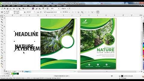 Flyer Design Very Simple & Easy Techniques for Experts & Beginners - CorelDRAW - Ahsan Sabri