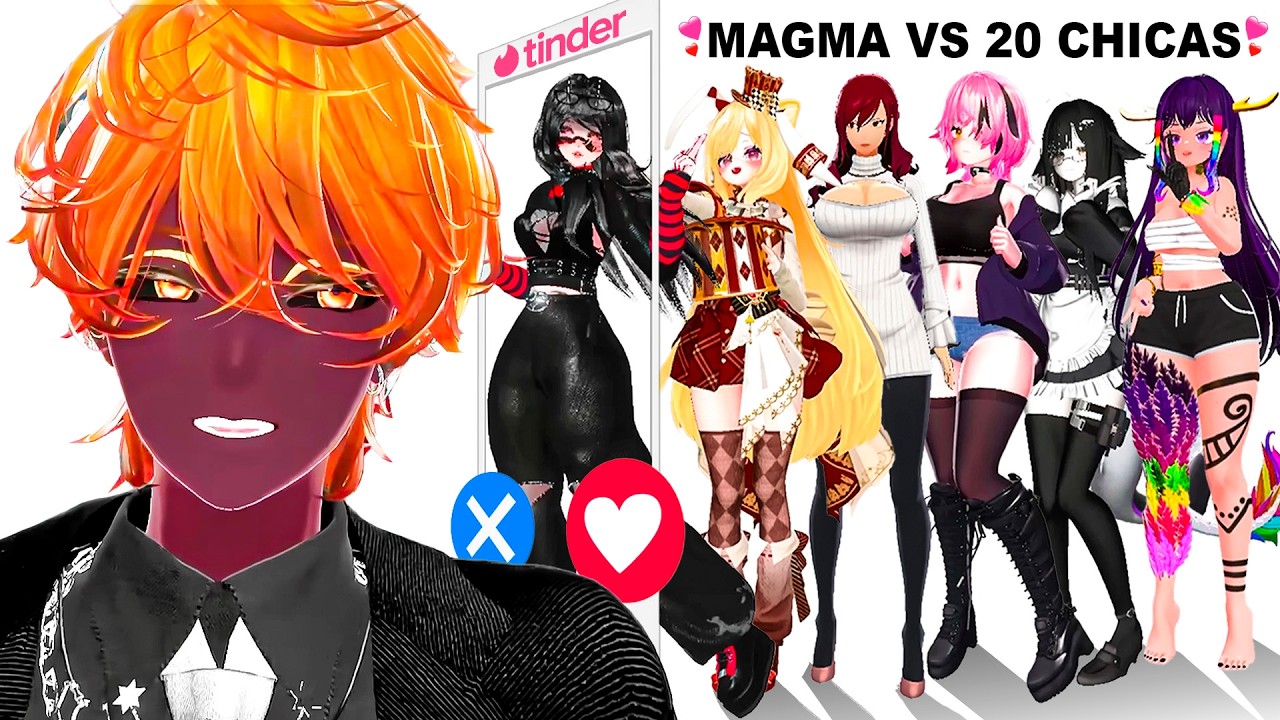 20 CHICAS Tratan de CONQUISTAR a Magma en VRCHAT 🥰💕