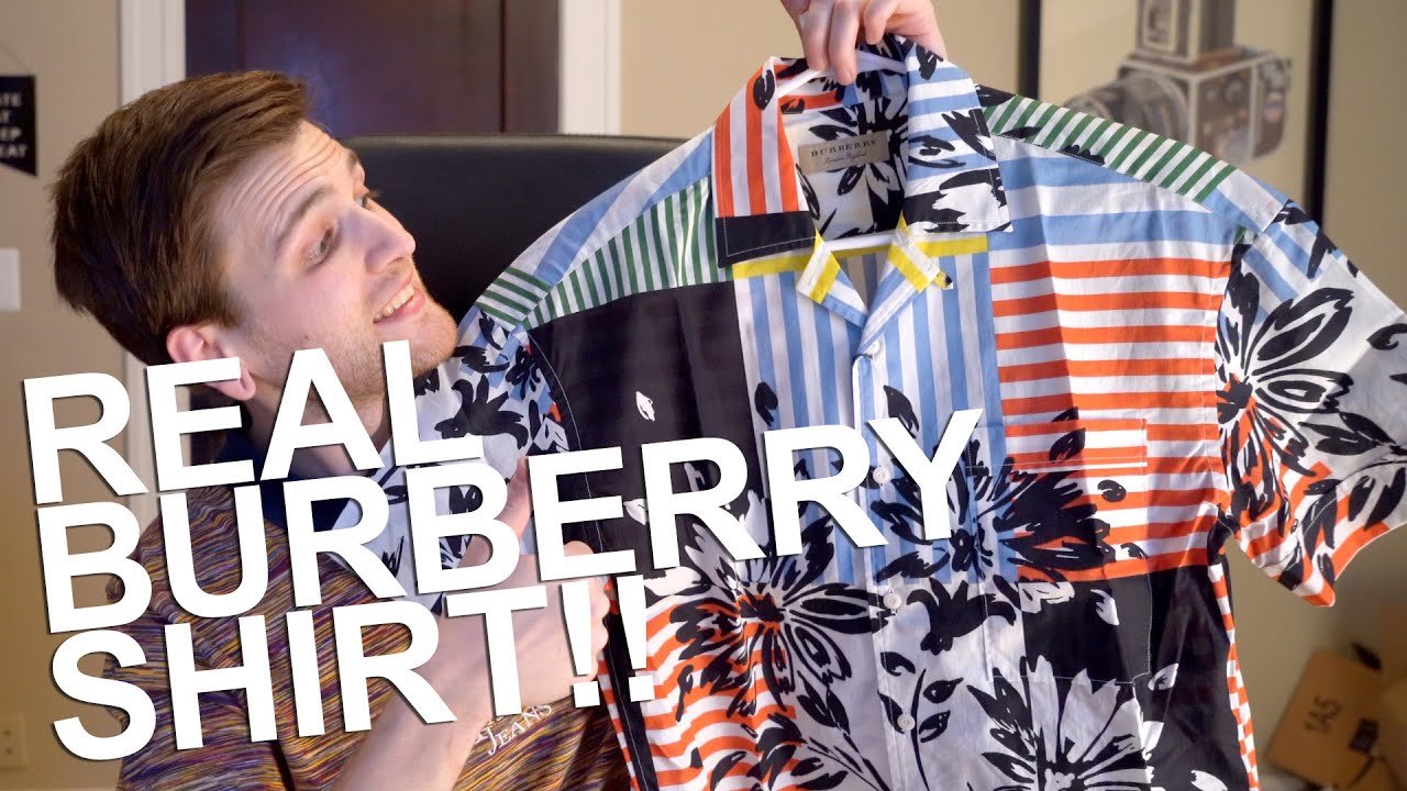 LEGIT BURBERRY shirt - How to tell - YouTube