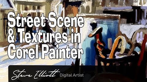 Exploring thick paint in Corel Painter 2019 - Condensed livestream #07