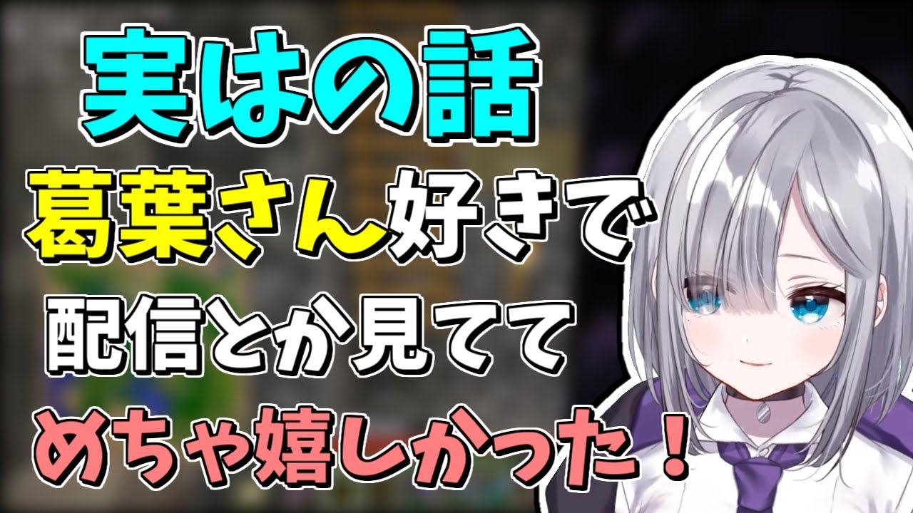 【後日談】後夜祭で葛葉と初対面したときの思いを語る花芽すみれ【​花芽すみれ/葛葉/Vtuber最協決定戦/ぶいすぽ/切り抜き】