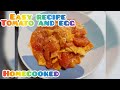 easy recipe tomato and egg stir fry chinese style home cooked⁉️簡單的食譜番茄雞蛋炒中式家常菜⁉️