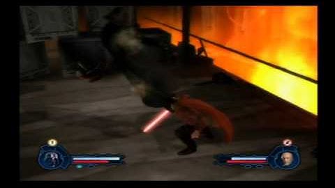 Star Wars Episode 3 (PS2): Force Battles - Darth Vader vs Count Dooku