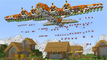 I Built a Minecraft Bomber Plane...