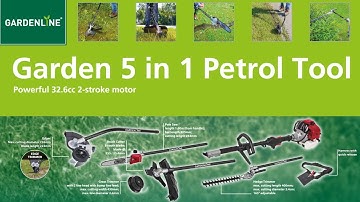 Quick Start Guide - ALDI Gardenline 5 in 1 Petrol Multi Tool