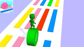 Layers Roll - Game Play Trick-  BOSS LEVEL 3 (iOS, Android) Walkthrough