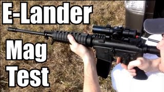 E-lander Mag Test With A Bushmaster Carbon-15 E-lander Mag Test With A Bushmaster Carbon-15