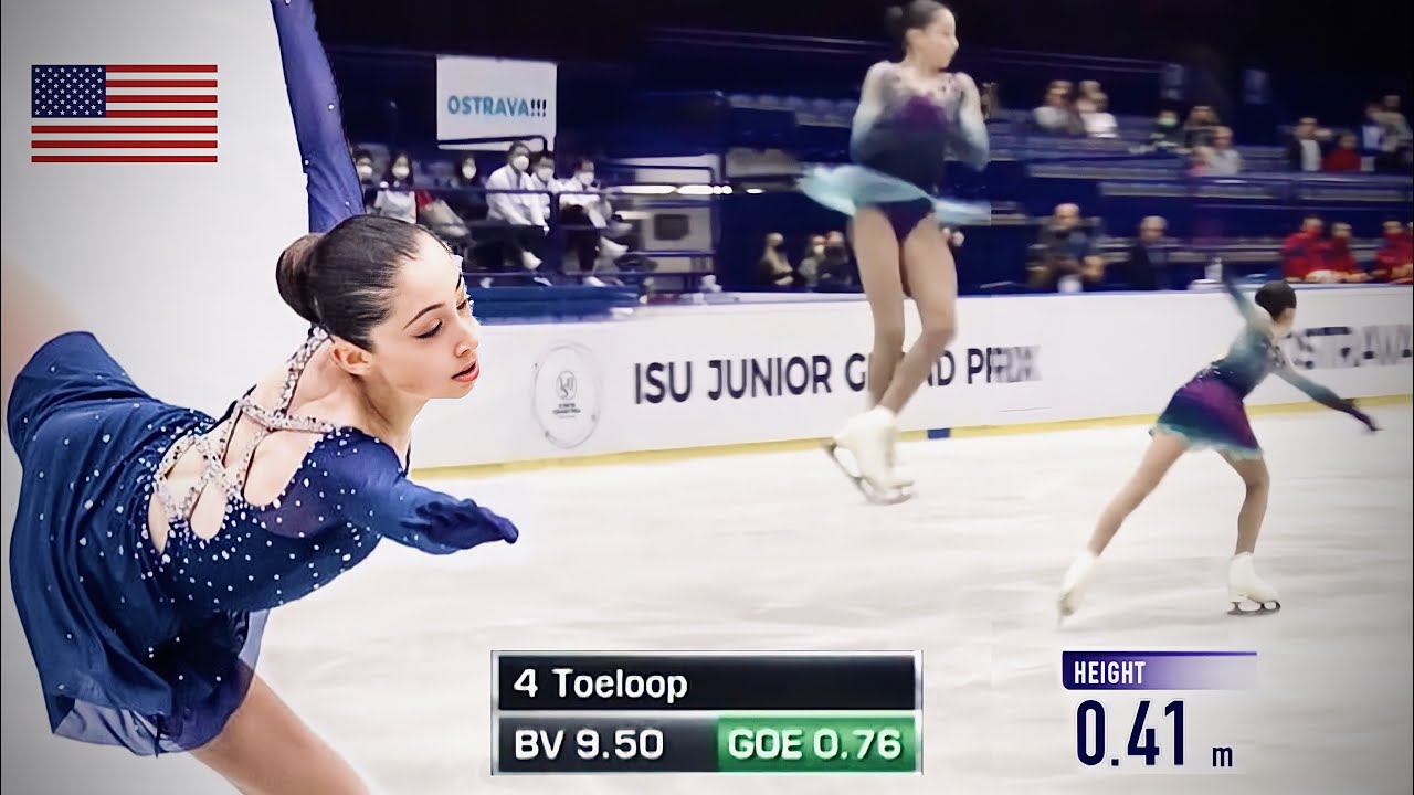The firsts QUADS done this season (Mia Kalin, Mao Shimada) JGP