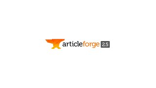 Article Forge Review : Generate Content with a Button [Free Trial Included]