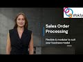 Overview: Sales Order Processing with the Stock App