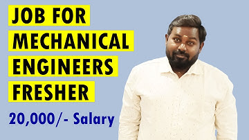 Mechanical Engineers Job For Freshers with 20K Salary | Kabilan Kumaravadivel | MEC Coimbatore