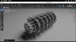 Speed modelling Sci-fi tube by Mesh Copier (blender addon)