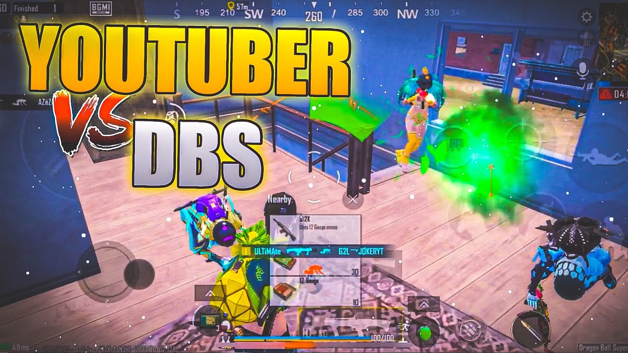 🔥 CLUTCHS AGAINST YOUTUBER IN ACE DOMINATOR LOBBY | BGMI