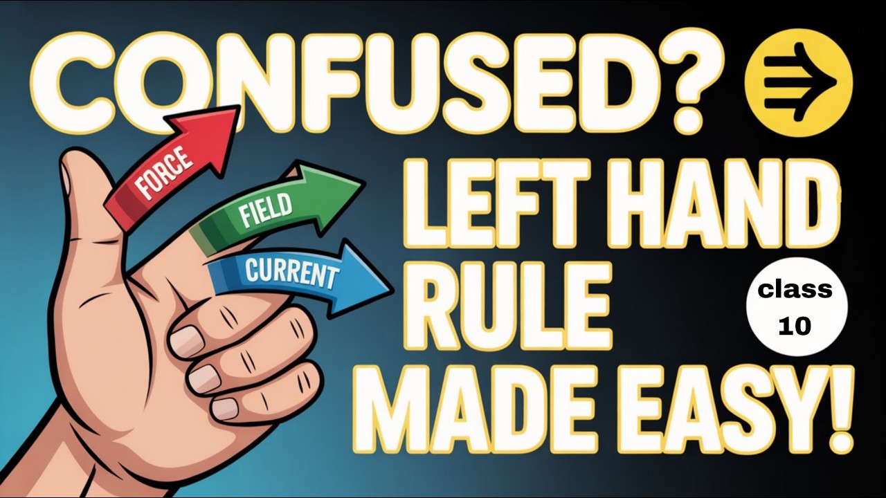 Force on Current Carrying Conductor | Fleming’s Left Hand Rule | Class 10 Physics (Part 3)