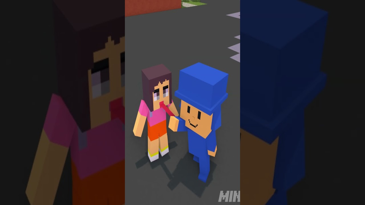POCOYO Y LA LENGUA #shorts #minecraft  #smilingcritters #sprunki #poppyplaytime4
