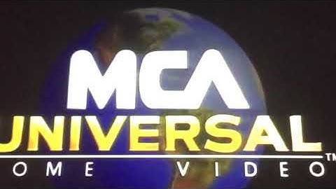 MCA Universal Home Video Logo 1990 with MCA VideoDisc Logo Theme