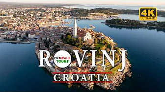 Rovinj, Croatia at Sunset: Evening Walking Tour | 4K60fps with Captions