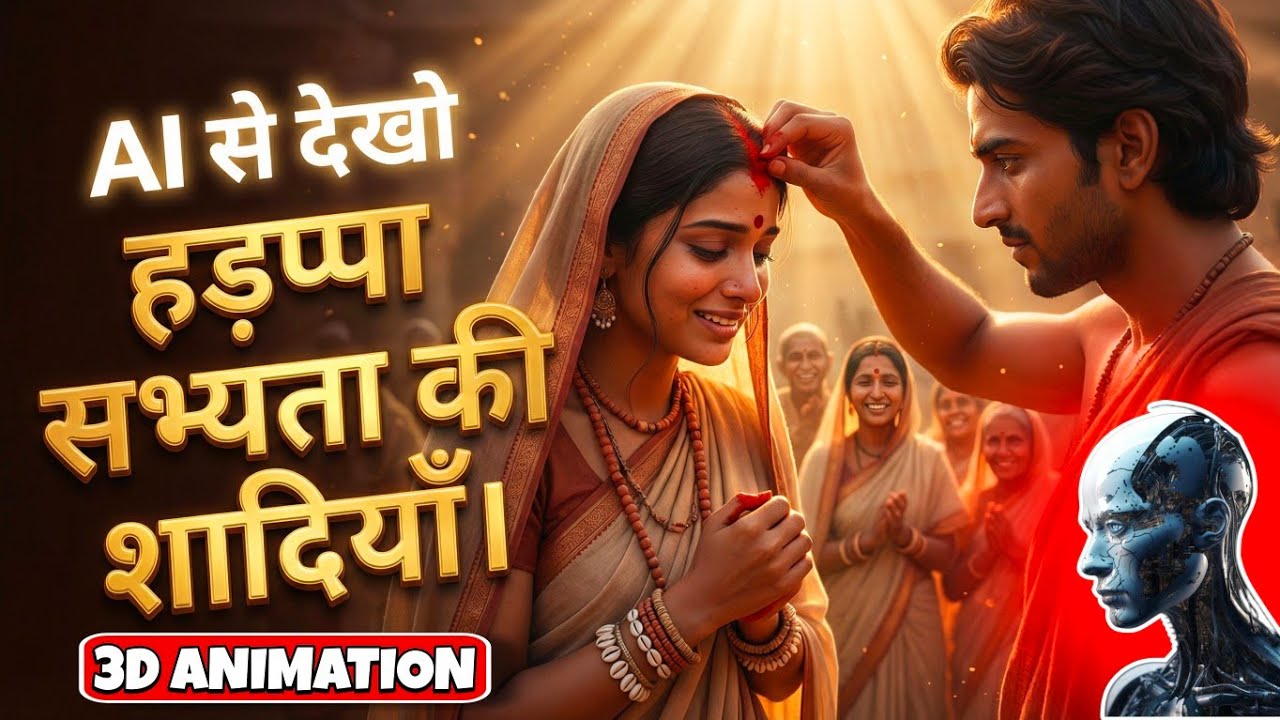 Harappa में Love & Marriage कैसी होती थी? | Untold History | Ai से देखो 3D ANIMATION | Indus Valley