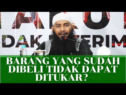 Video: Produk Apa Yang Tidak Dapat Ditukar Dan Dikembalikan?