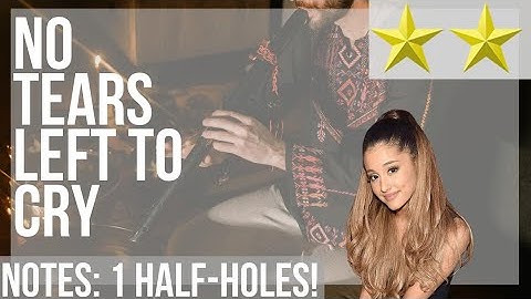 SUPER EASY: How to play No Tears Left To Cry by Ariana Grande on Tin Whistle (Tutorial)