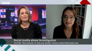 ISD&#39;s Chloe Colliver speaks to BBC News about online abuse against women