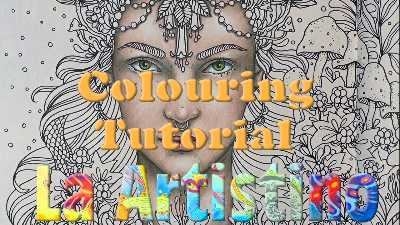 Colored Pencil Tutorials for Adult Coloring Books by Peta Hewitt