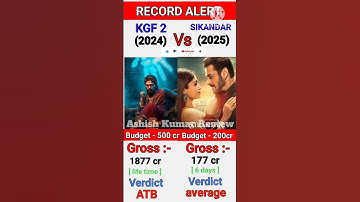 sikandar vs pushpa 2 | box office collection comparison #sikandarmovie #pushpa2 #salmankhan