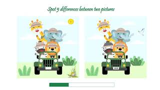 Spot the Differences Game - ActivePresenter screenshot 1