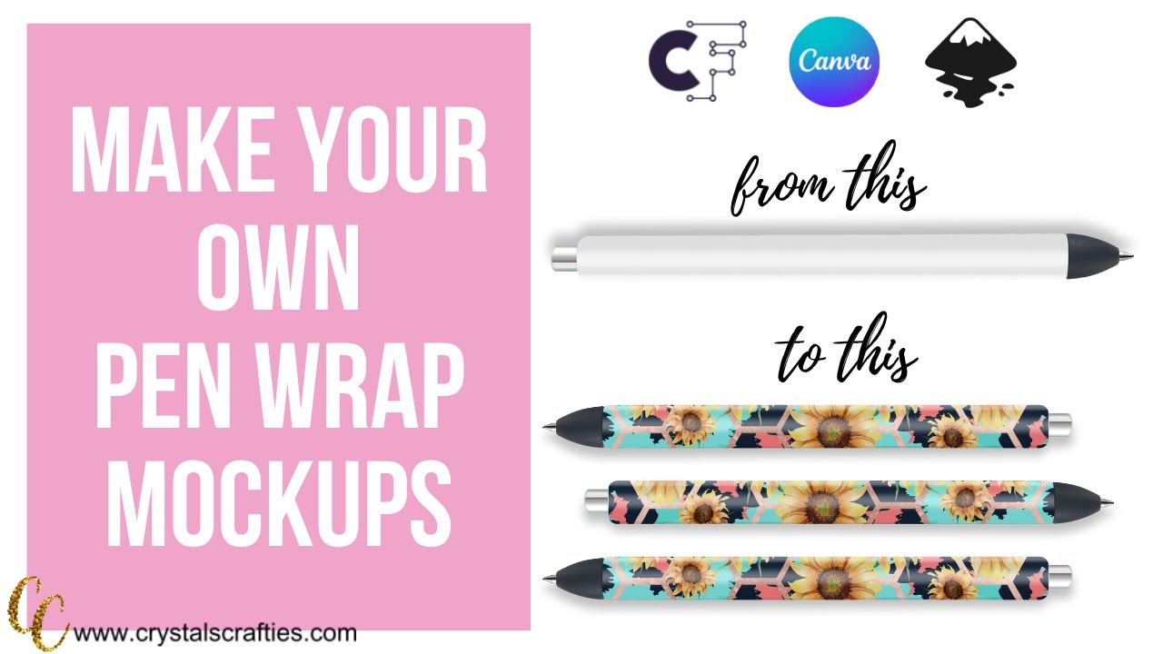 How to make pen wrap mockups (2 different methods)