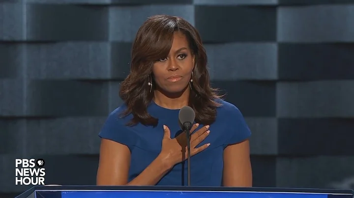 Watch first lady Michelle Obamas full speech at th...