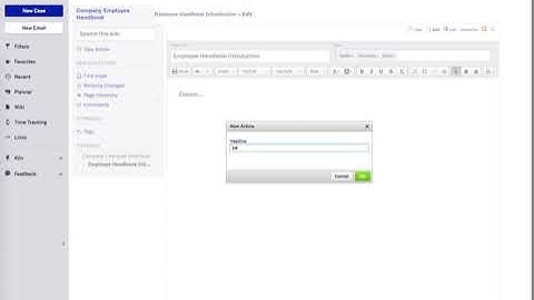 FogBugz - Tutorial 5 - Wiki in FogBugz