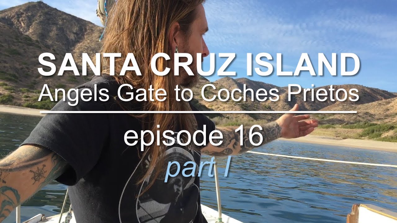 Sailing Vessel Triteia – Sailing to Coches Prietos Anchorage, Santa Cruz Island