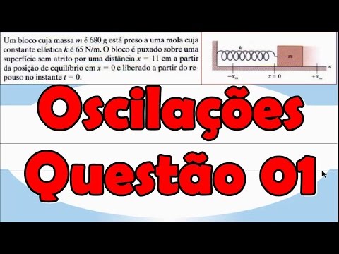 Questão 01 - Oscilações - Movimento Harmônico Simples (MHS)