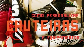 COMO PERSONALIZAR CHUTEIRAS - YouTube