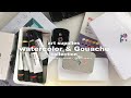 art supplies collection - all watercolor &amp; gouache 🎨✨