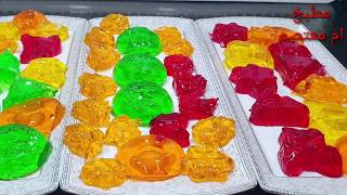 جيلي مشكل سهل ولذيذ مع ام معتصم     Beautiful jelly in molds