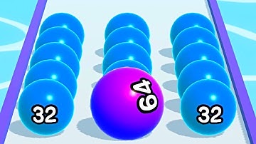 Ball Run 2048 Merge Number ! MAX LEVELS Gameplay Walkthrough New Update Part 67 android, ios